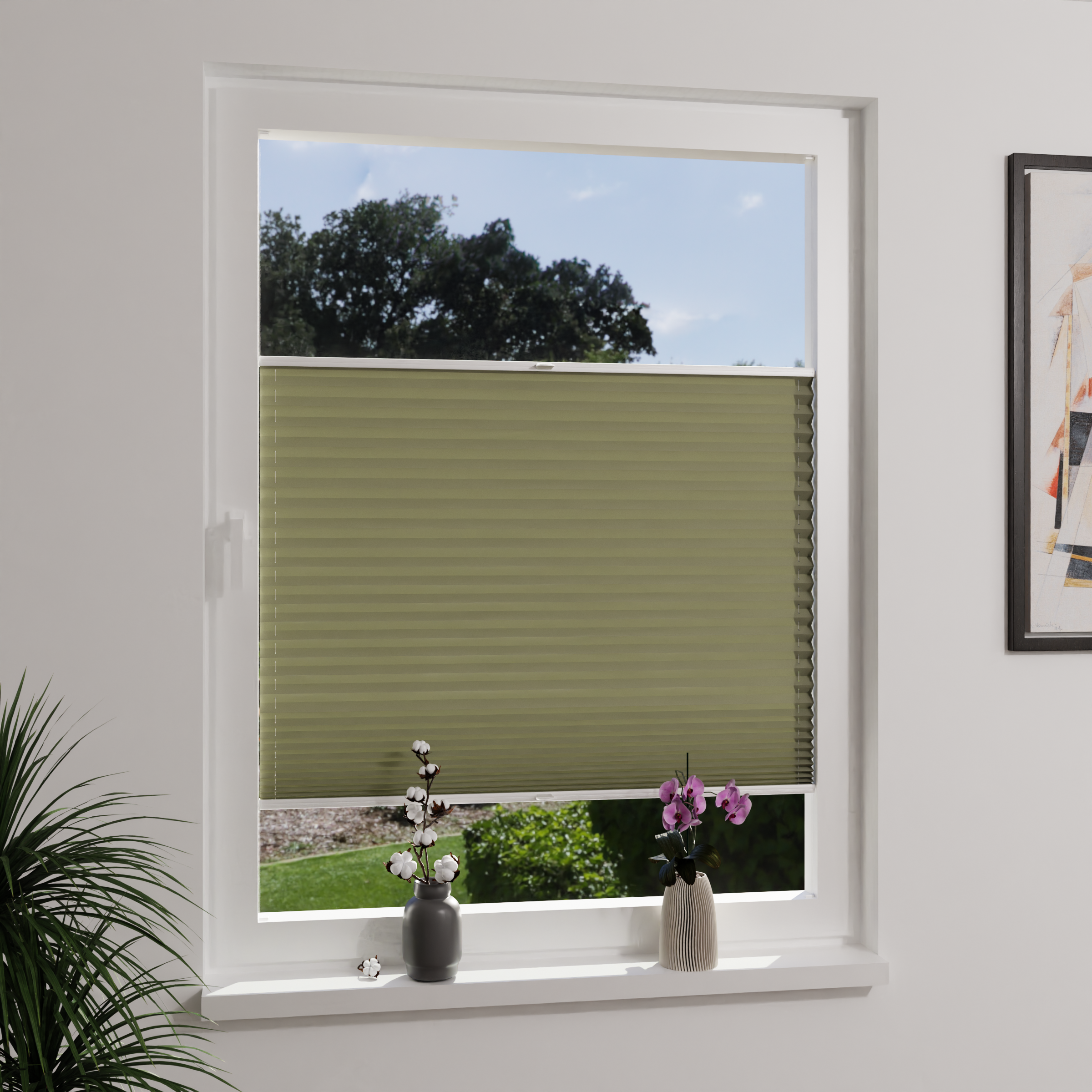 Jaloustore Plissee Lovere (ehem. Como) Pearl Taupegrün - Bild 2