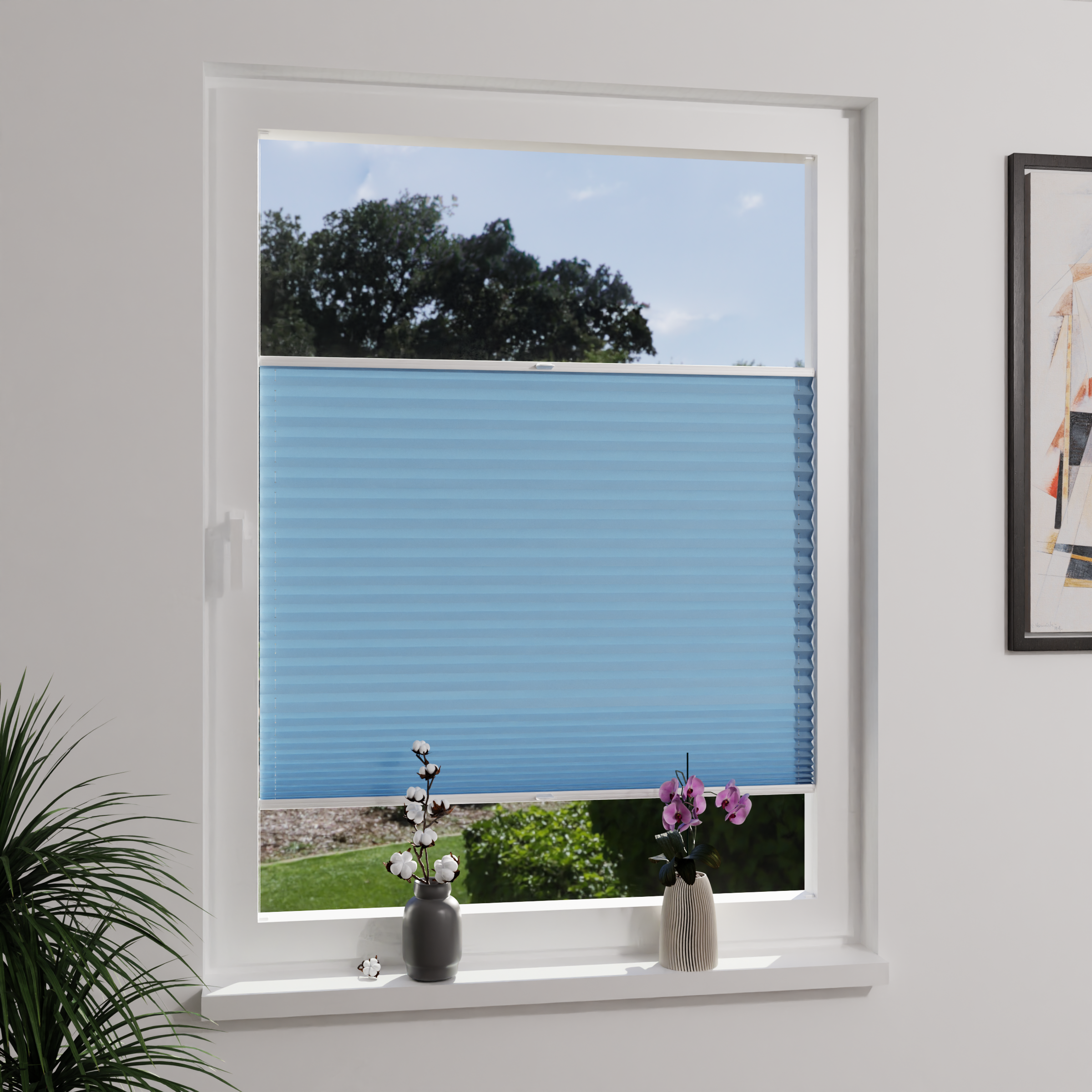 Jaloustore Plissee Lovere (ehem. Como) Pearl Hellblau - Bild 2