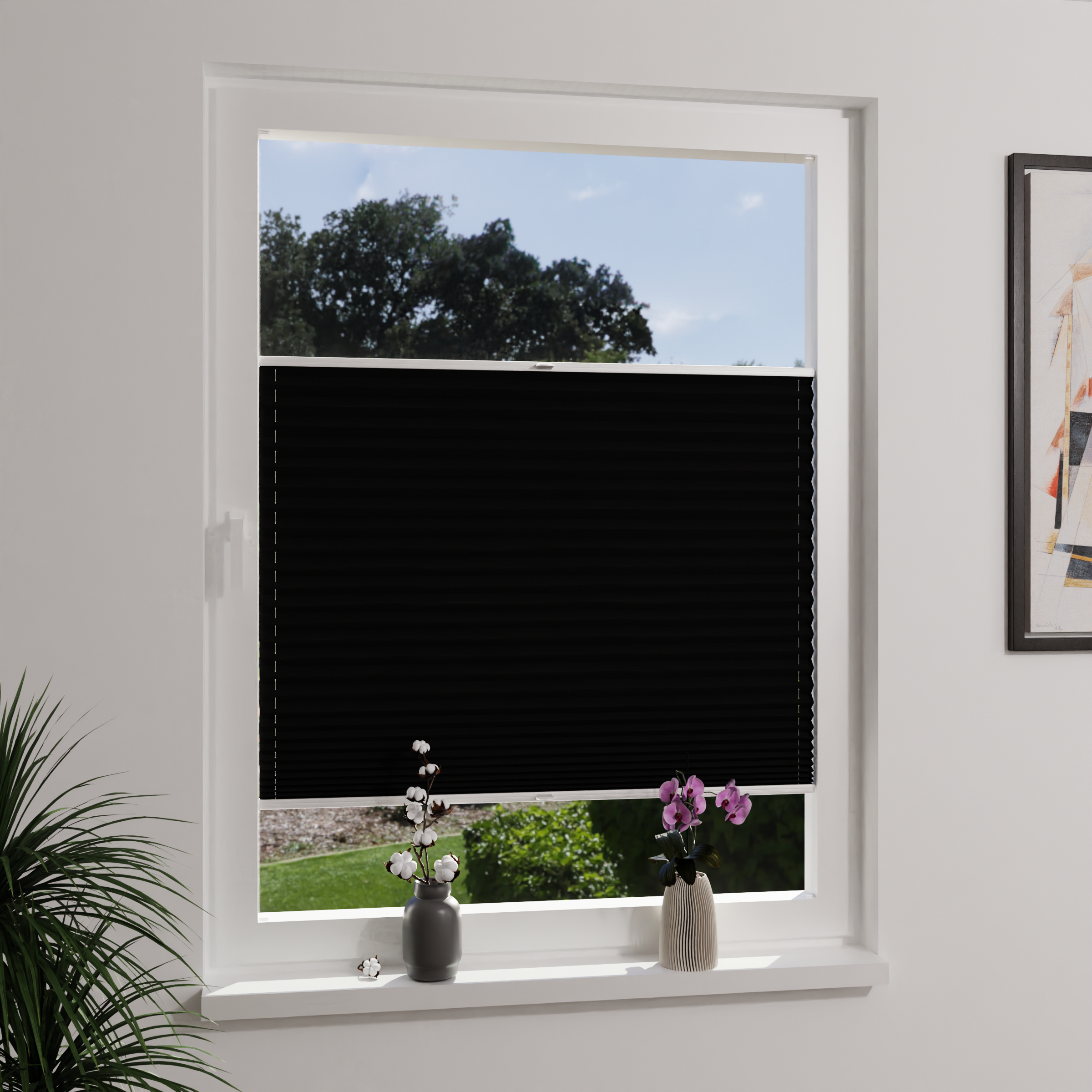 Jaloustore Plissee Lovere (ehem. Como) Pearl Schwarz - Bild 2