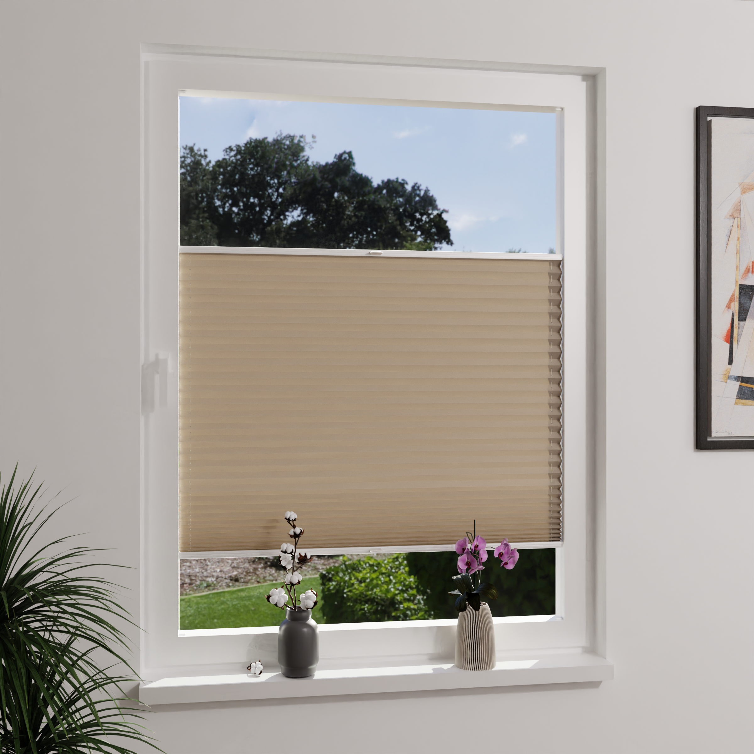 Jaloustore Plissee Lovere (ehem. Como) Pearl Taupegrau - Bild 2