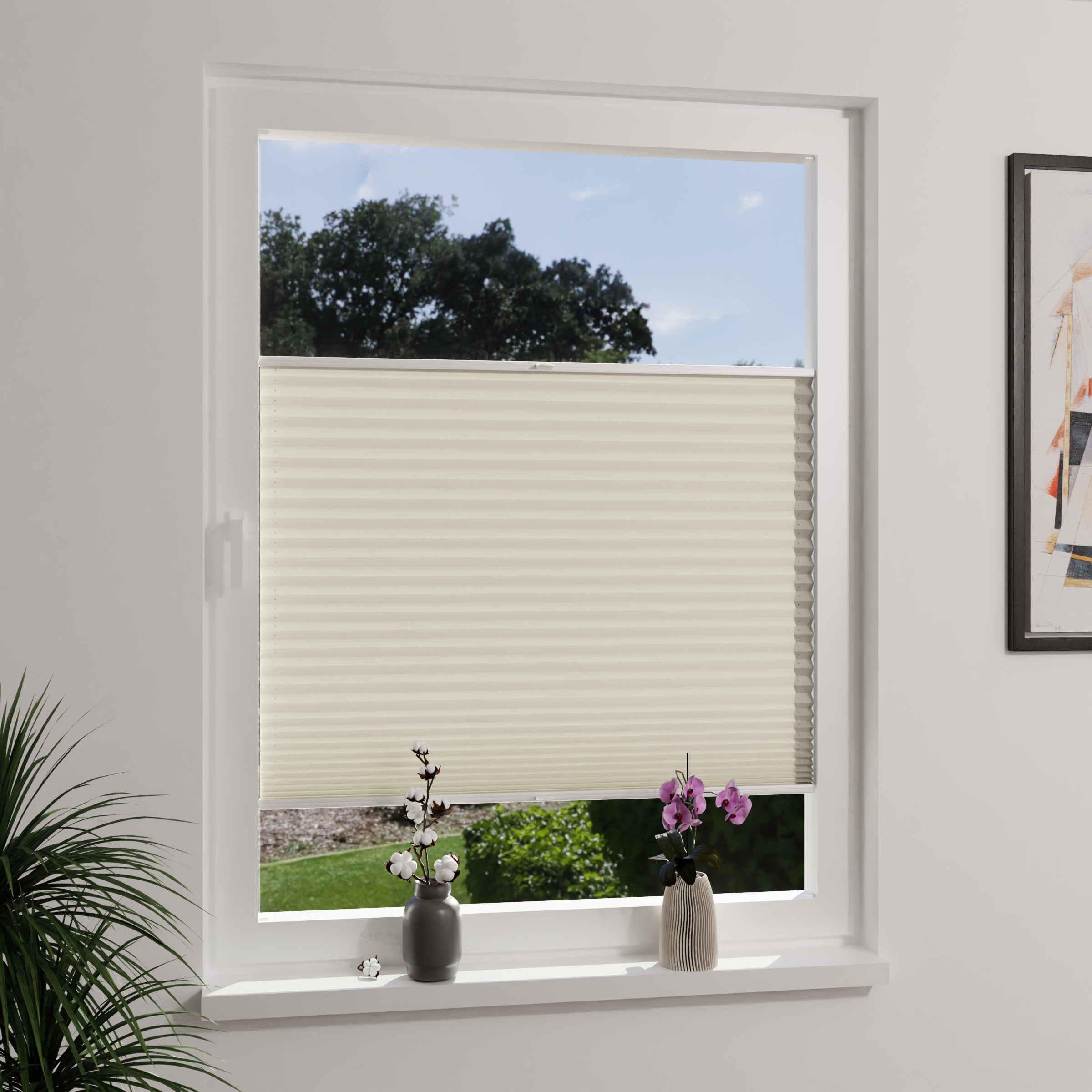 Jaloustore Plissee Lovere (ehem. Como) Pearl Grauweiß - Bild 2