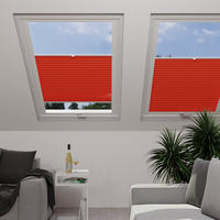 Jaloustore Plissee Lovere Rot - Vorschau 1