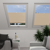 Jaloustore Plissee Lovere Taupegrau - Vorschau 1