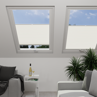 Jaloustore Plissee Lovere Grauweiß - Vorschau 1