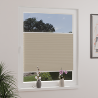 Jaloustore Plissee Lugano Blackout Beige-Braun - Vorschau 2