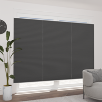 Jaloustore Plissee Lugano Blackout Schwarz - Vorschau 1