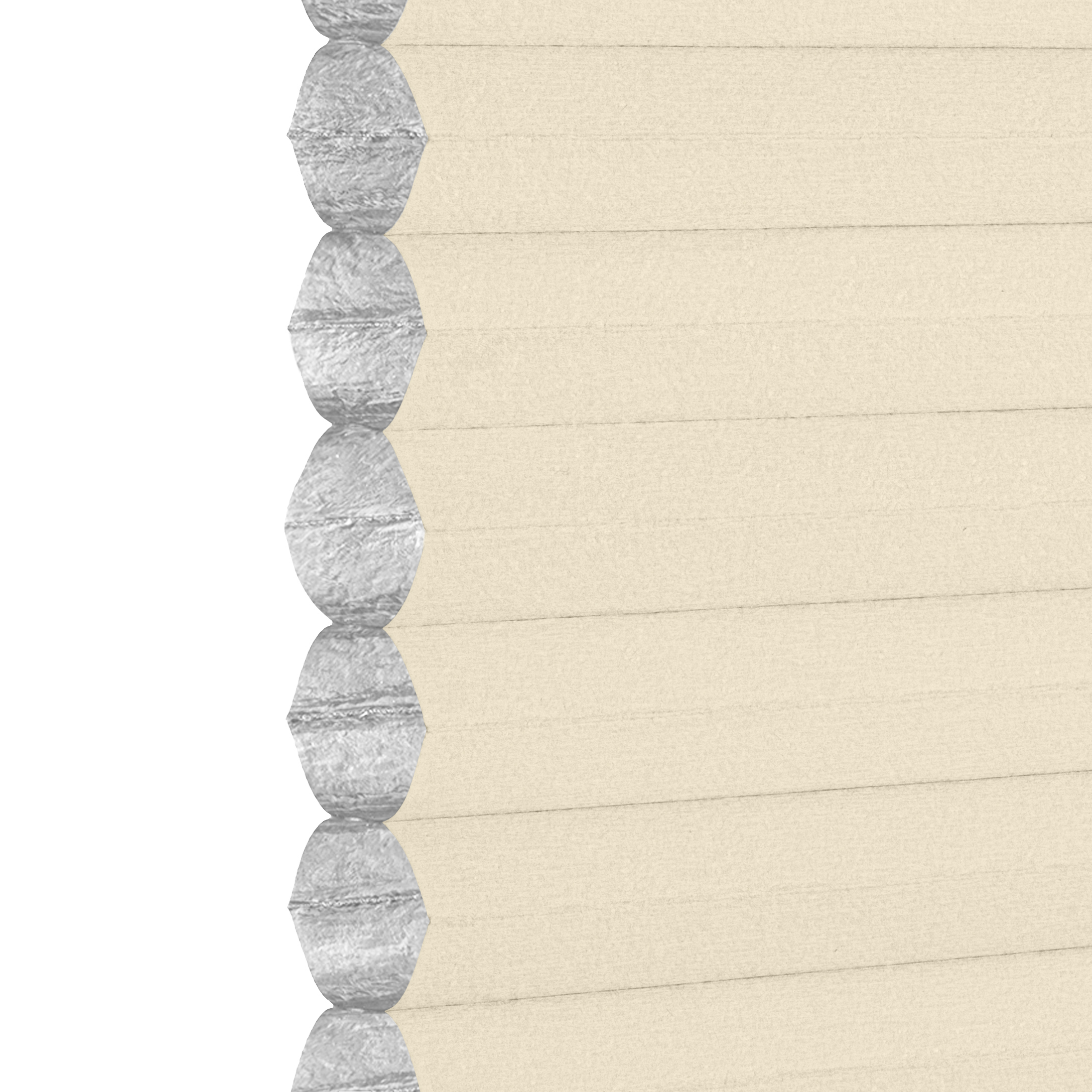 Jaloustore Plissee Lugano Blackout Altweiß - Bild 3