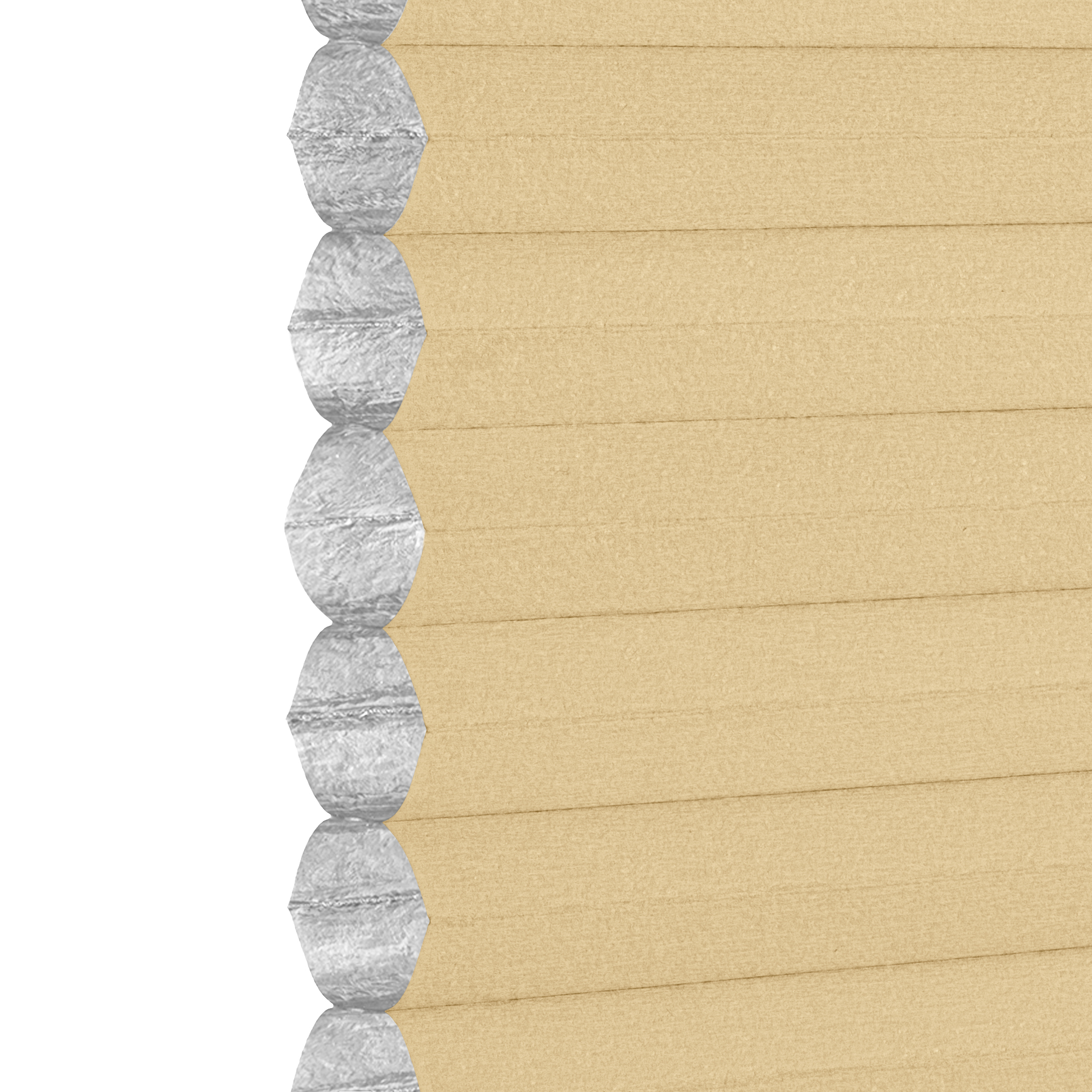 Jaloustore Plissee Lugano Blackout Creme-Weiß - Bild 3