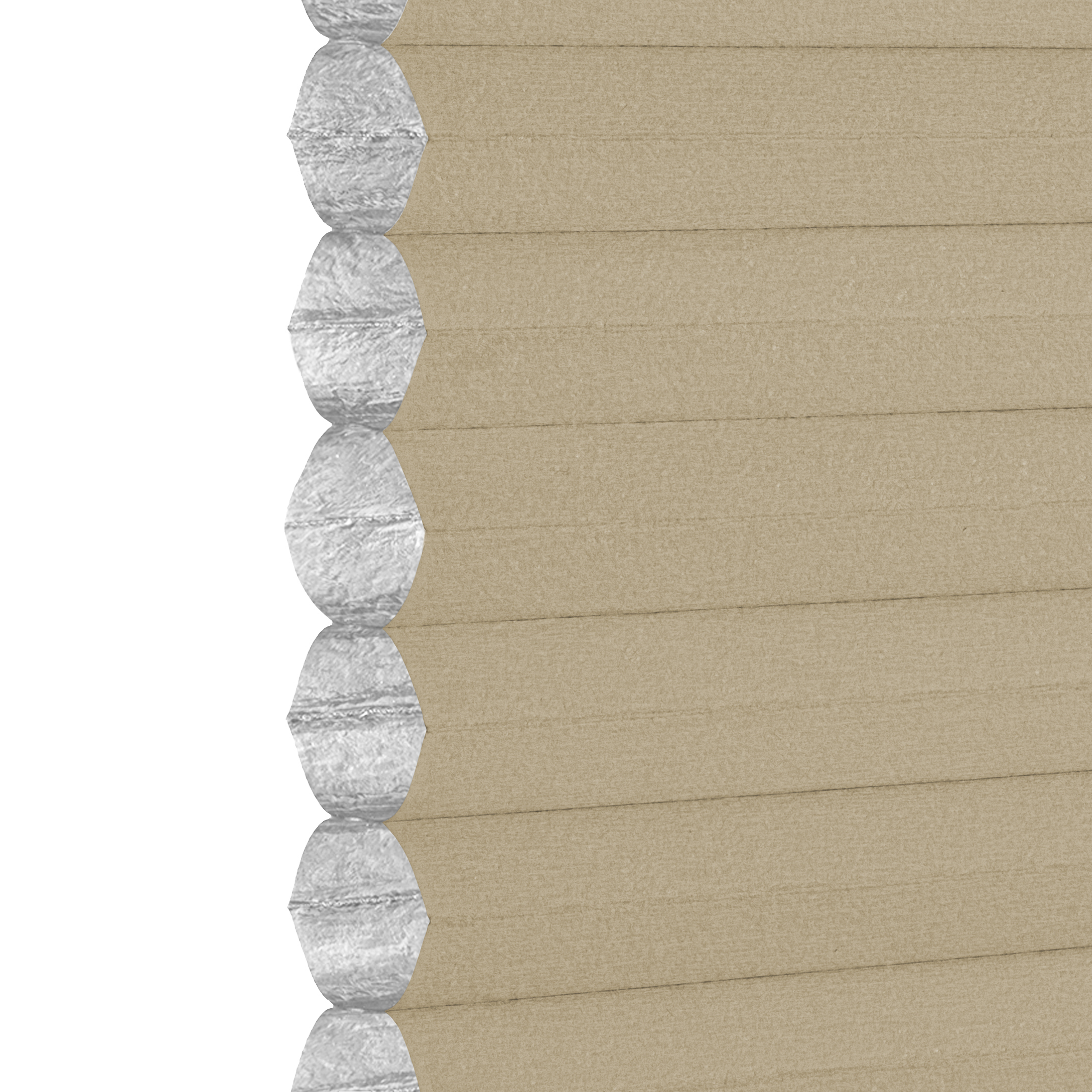 Jaloustore Plissee Lugano Blackout Beige-Braun - Bild 3