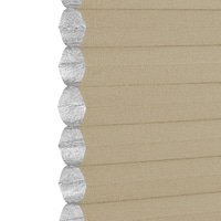 Jaloustore Plissee Lugano Blackout Beige-Braun - Vorschau 3