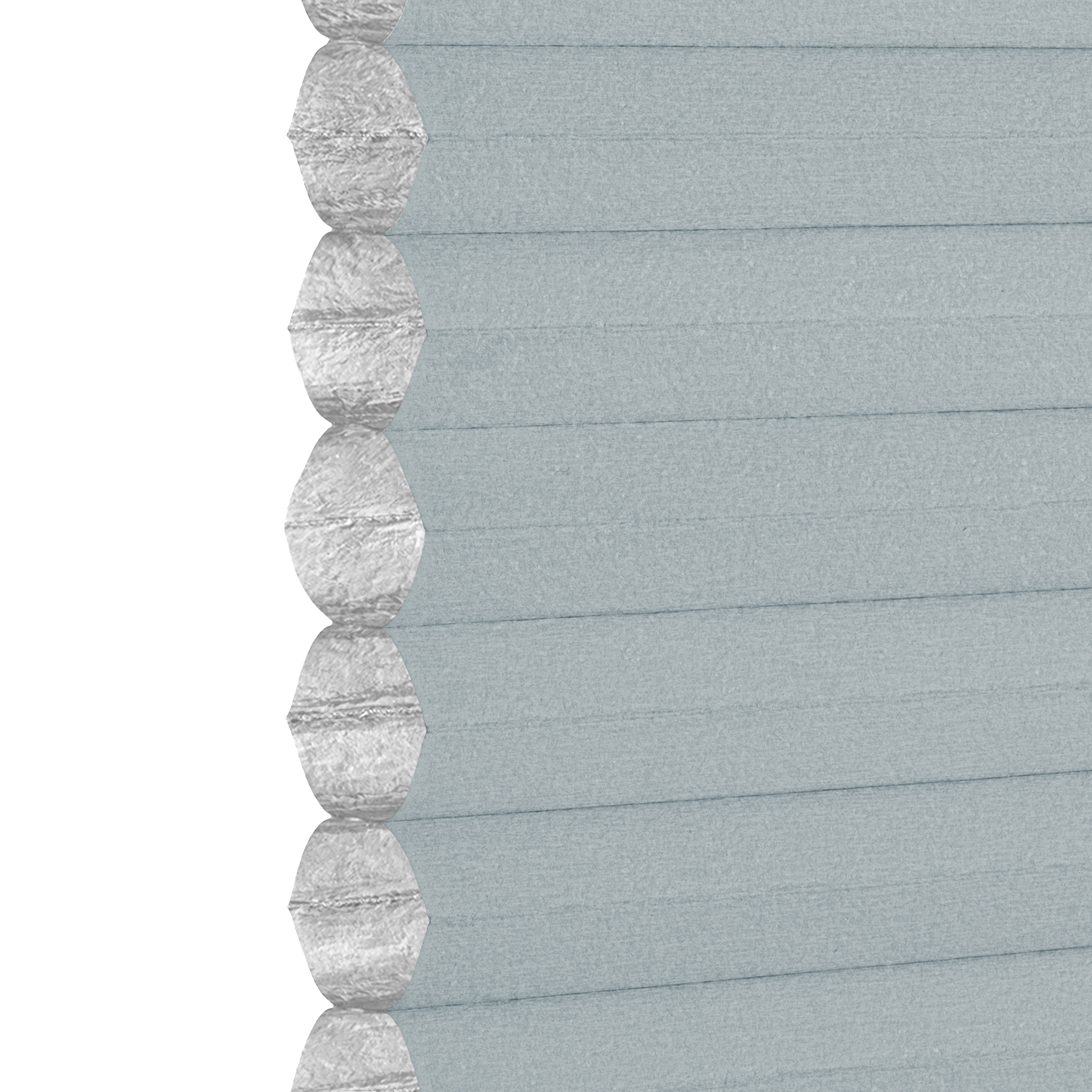 Jaloustore Plissee Lugano Blackout Pastell-Blau - Bild 3