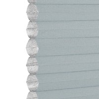 Jaloustore Plissee Lugano Blackout Pastell-Blau - Vorschau 3