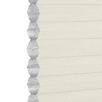 Jaloustore Plissee Lugano Blackout Hellgrau - Vorschau 3