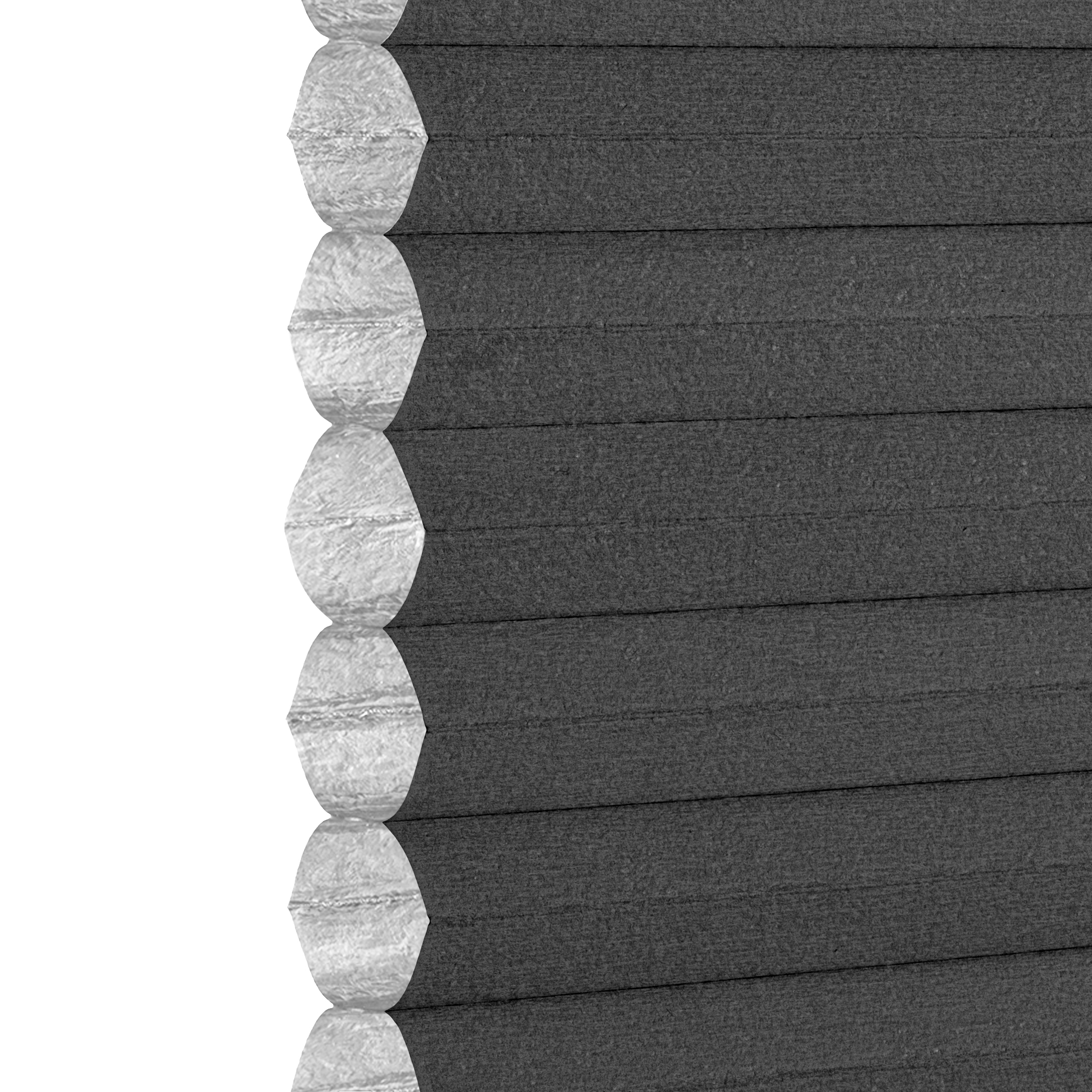 Jaloustore Plissee Lugano Blackout Schwarz - Bild 3