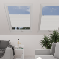 Jaloustore Plissee Lugano Reinweiß - Vorschau 2