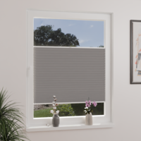 Jaloustore Plissee Lugano Quarzgrau - Vorschau 0
