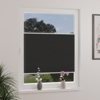 Jaloustore Plissee Lugano Schwarz - Vorschau 0