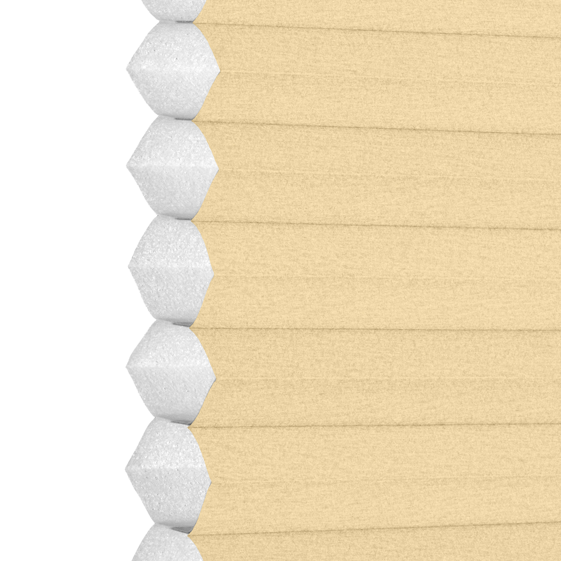 Jaloustore Plissee Lugano Creme-Weiß - Bild 3