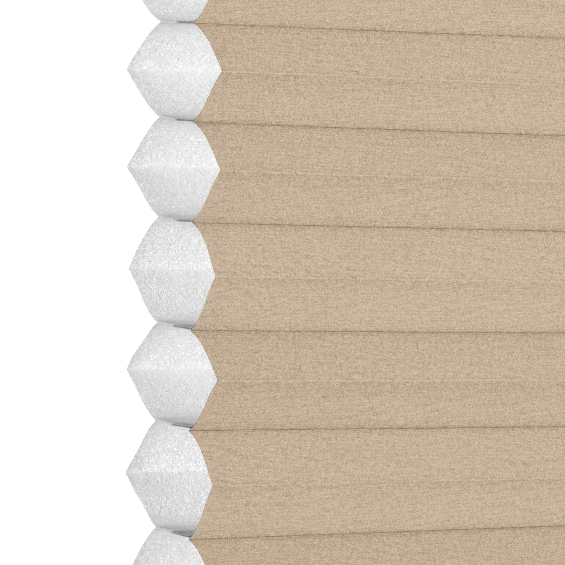 Jaloustore Plissee Lugano Beige-Braun - Bild 3