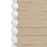 Jaloustore Plissee Lugano Beige-Braun - Vorschau 3