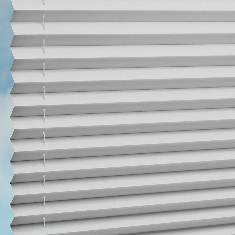 Jaloustore Plissee Kopenhagen Blackout Weiß - Bild 1