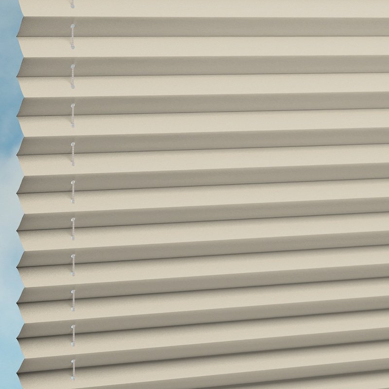 Jaloustore Plissee Kopenhagen Blackout Hellbeige - Bild 1