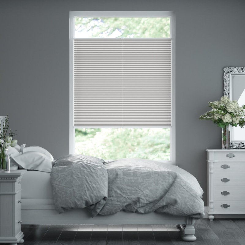 Jaloustore Plissee Kopenhagen Blackout Silbergrau - Bild 5