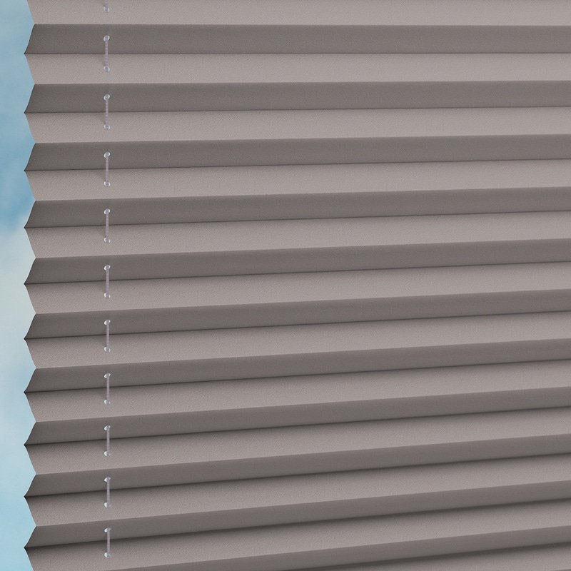 Jaloustore Plissee Kopenhagen Blackout Taupe - Bild 1