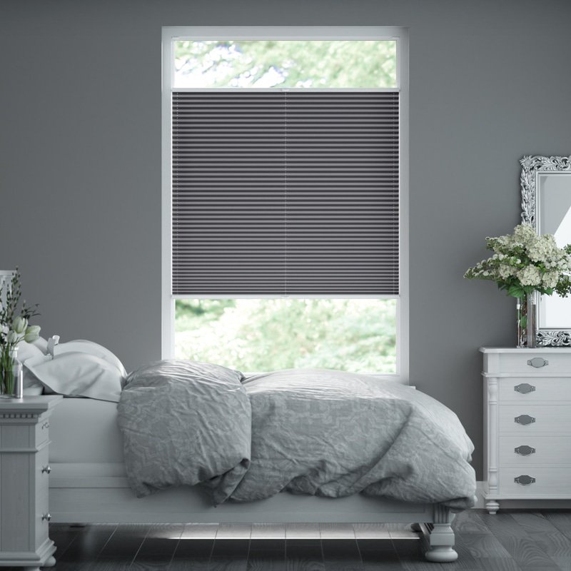 Jaloustore Plissee Kopenhagen Blackout Grau - Bild 5