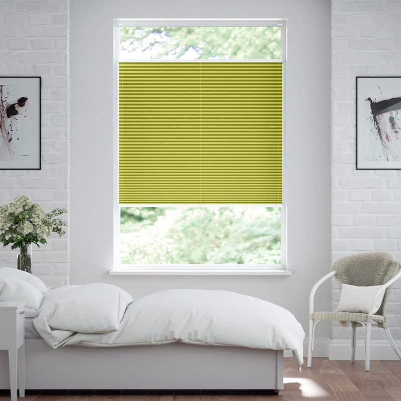 Jaloustore Plissee Kopenhagen Blackout Maigrün - Bild 5