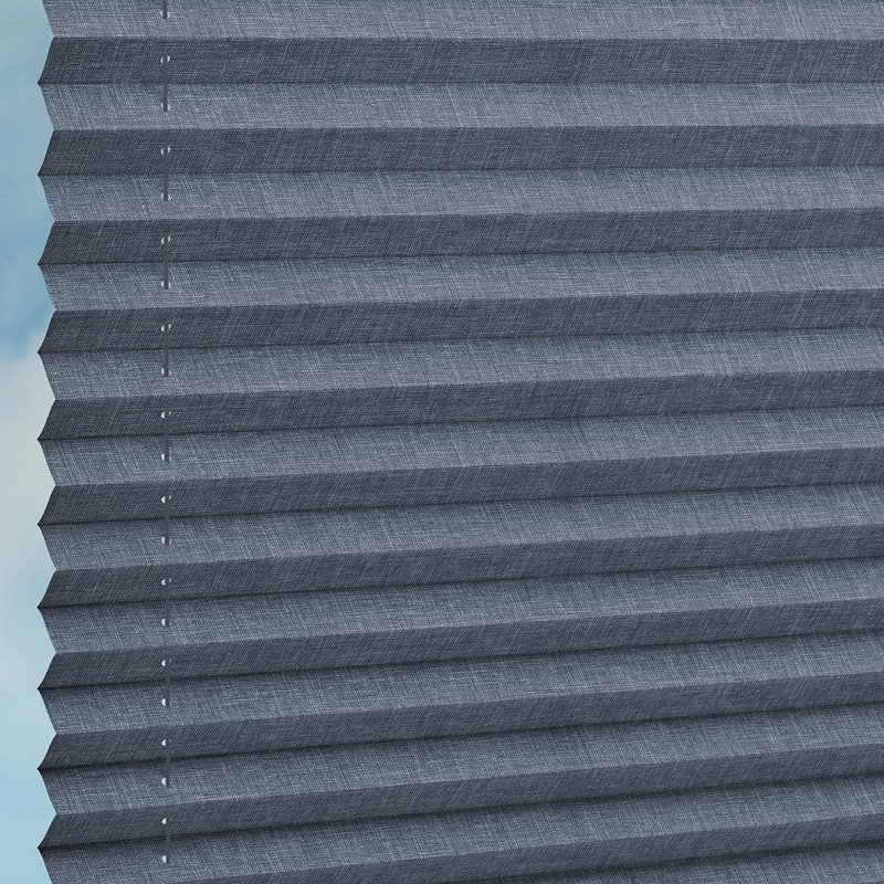 Jaloustore Plissee London Jeansblau - Bild 1