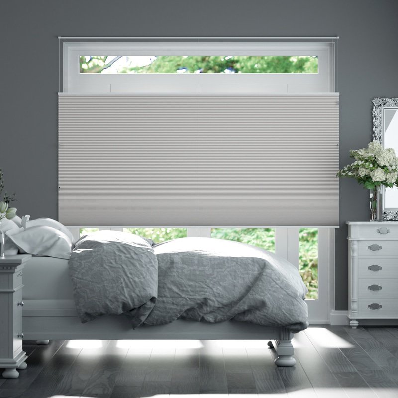 Jaloustore Plissee Kopenhagen Blackout Silbergrau - Bild 4