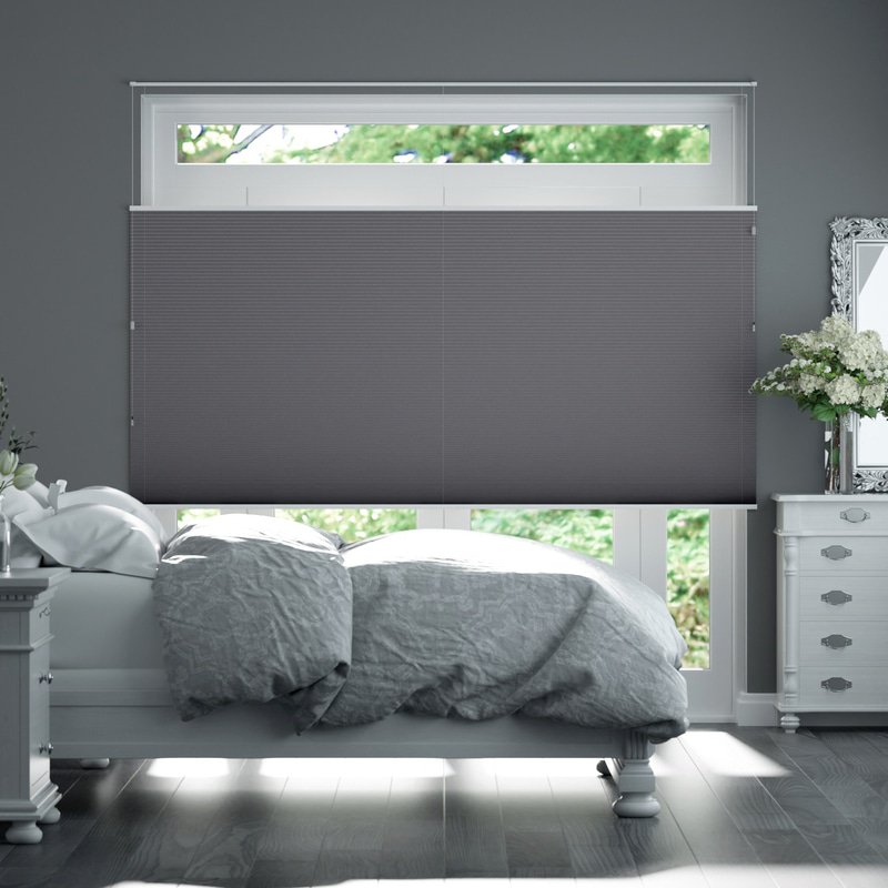 Jaloustore Plissee Kopenhagen Blackout Grau - Bild 4