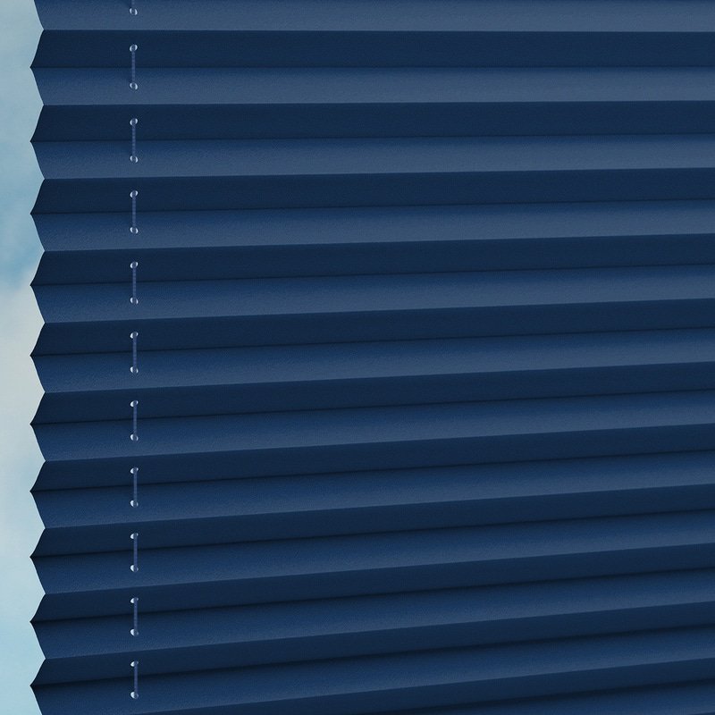 Jaloustore Plissee Kopenhagen Blackout Blau - Bild 1