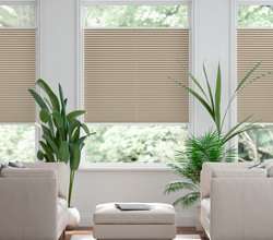 jaloustore Plissee Kyoto Reflect Beige