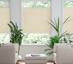 jaloustore Plissee Ibiza Creme-Weiß