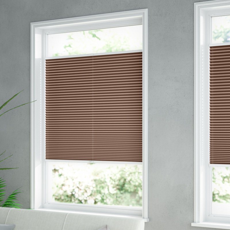 Jaloustore Plissee Lucca Reflect Braun - Bild 5