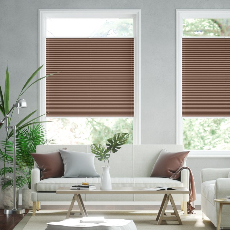 Jaloustore Plissee Lucca Reflect Braun - Bild 4