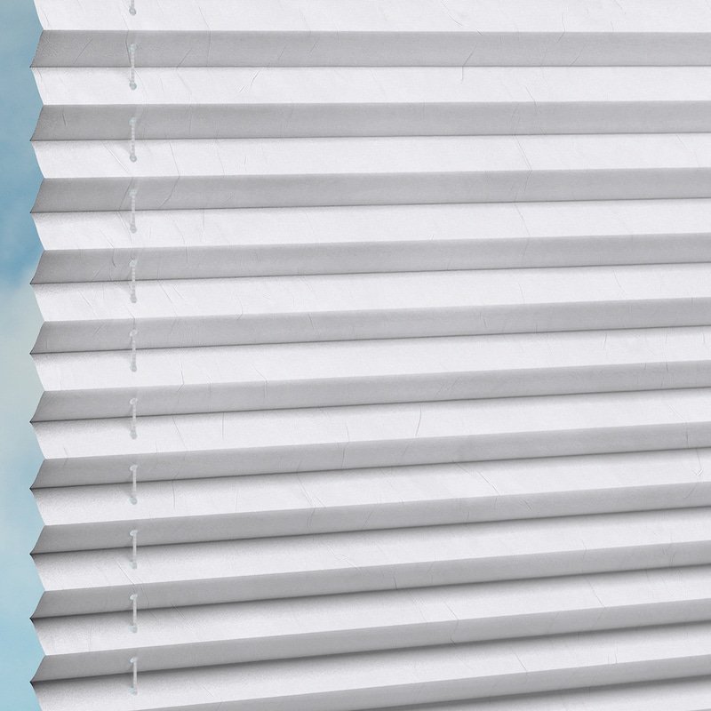 Jaloustore Plissee Siena Reinweiß - Bild 2