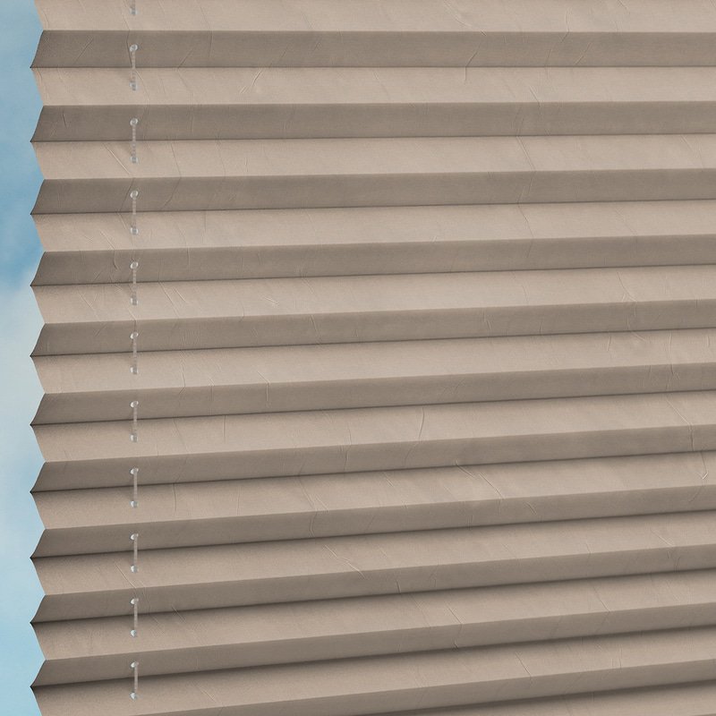 Jaloustore Plissee Siena Beige-Braun - Bild 2