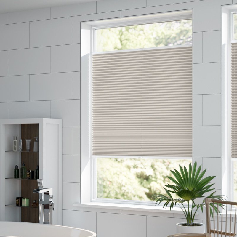 Jaloustore Plissee Siena Taupe - Bild 1