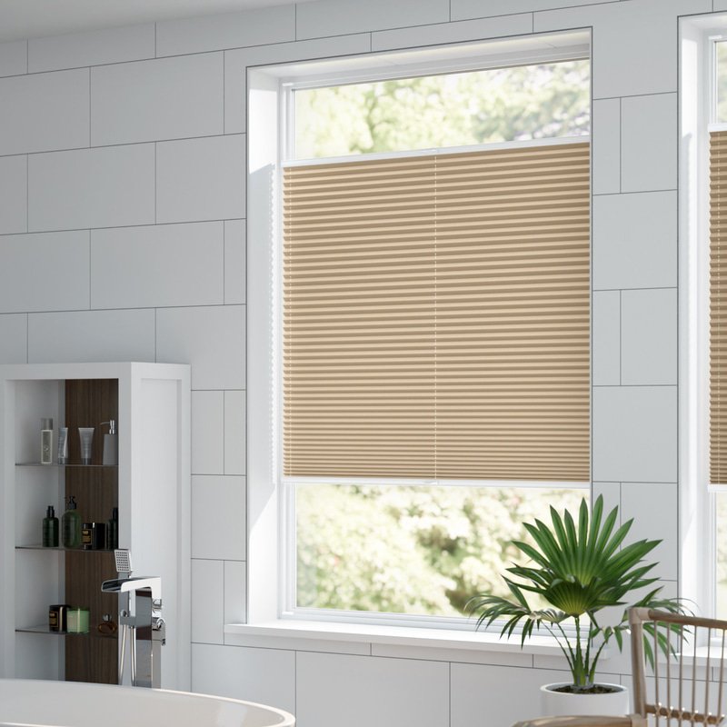 Jaloustore Plissee Siena Reflect Beige - Bild 3