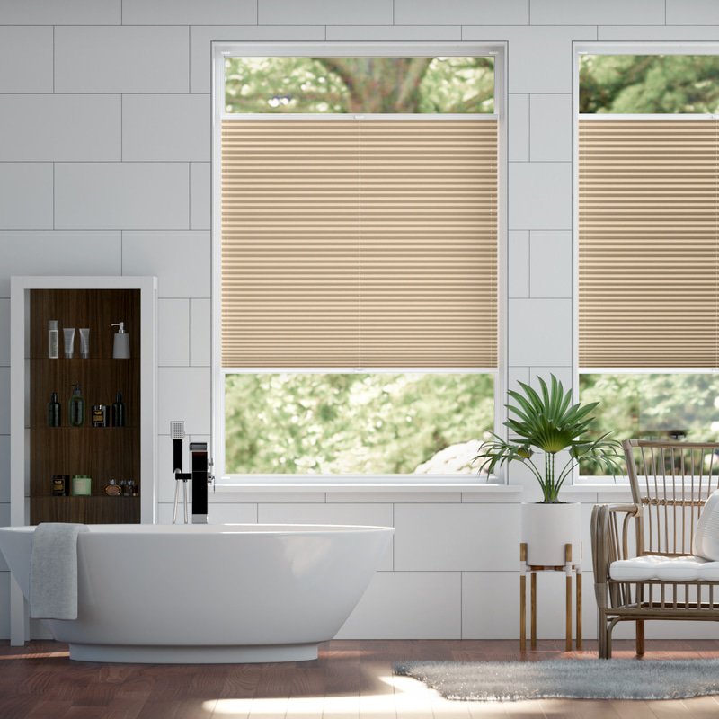 Jaloustore Plissee Siena Reflect Beige - Bild 2