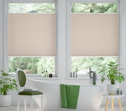 jaloustore Plissee Siena Reflect Creme-Beige