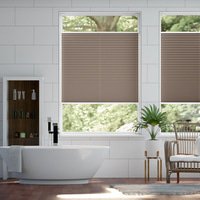 Jaloustore Plissee Siena Reflect Taupe - Vorschau 0