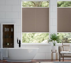 jaloustore Plissee Siena Reflect Taupe
