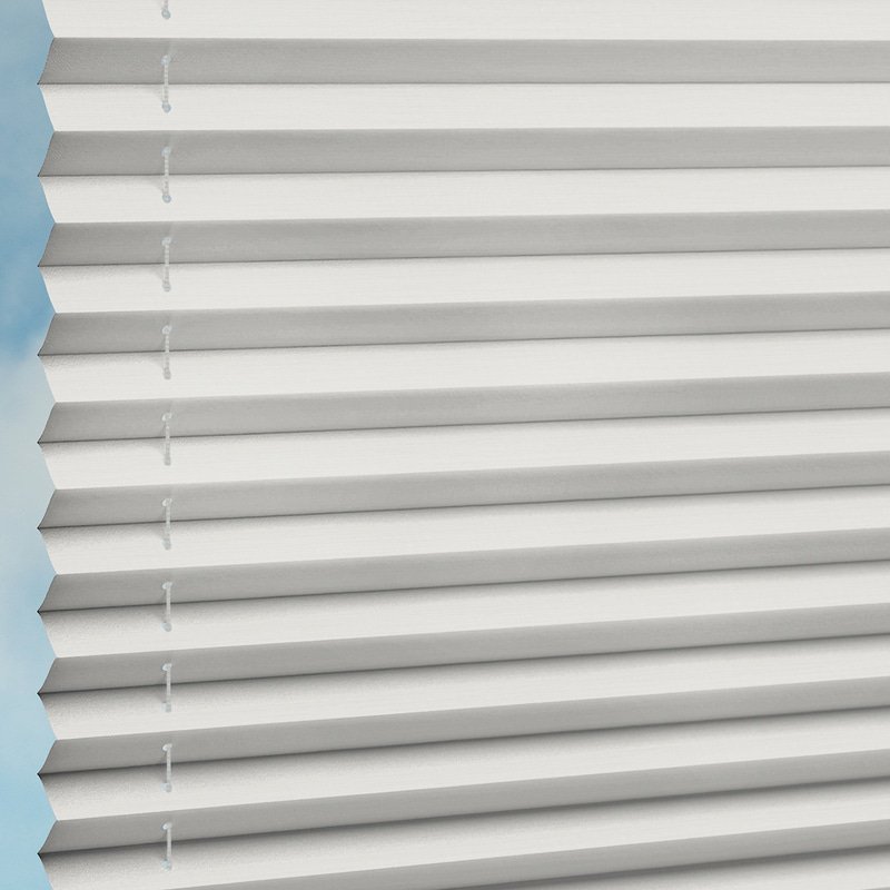 Jaloustore Plissee Kyoto Reflect Creme-Weiß - Bild 1