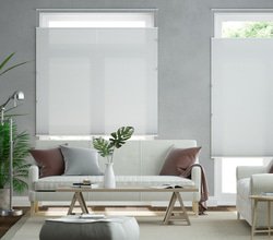 jaloustore Plissee Menorca Weiß