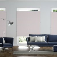 Jaloustore Blickdichtes Plissee auf Maß mit Webstruktur in Melange-Optik Creme-Beige - Vorschau 0
