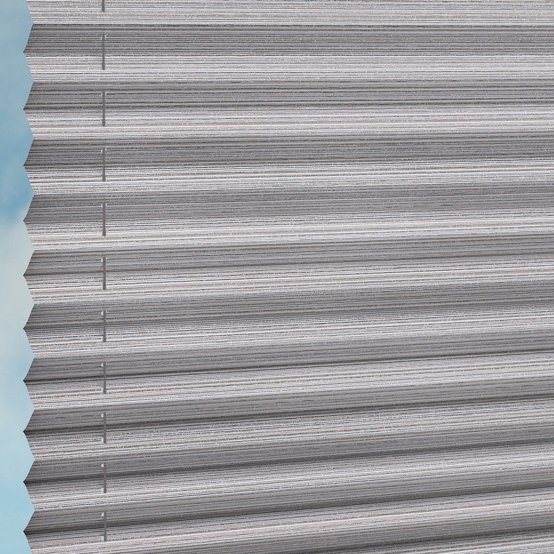 Jaloustore Plissee Menorca Blau-Beige - Bild 1